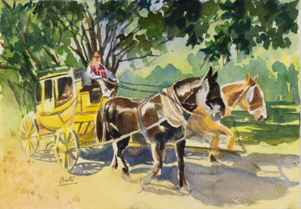 The Horse Carriage in the Wilds